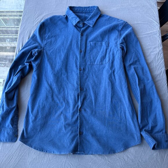 Lululemon Mens Button-Down Blue (L) - Picture 1 of 5